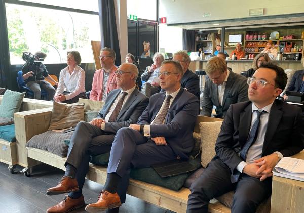 Kopregel Bezoek Commissaris van de Koning René Paas